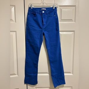 Rich blue Zara jeans
